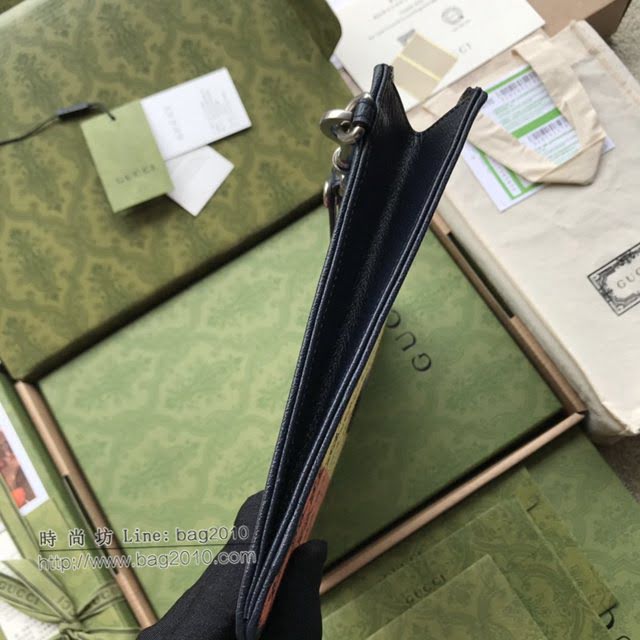 Gucci原厂皮包包 古驰男女520GG印花拉链手拿包 657581  gdj1724
